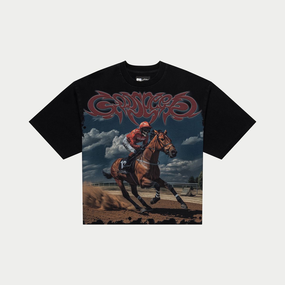 GODSPEED THROUGHBRED TEE (BLACK)