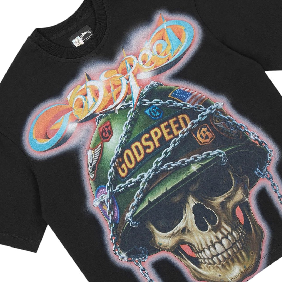 GODSPEED 'BADGES OF HONOR' T SHIRT (BLACK)