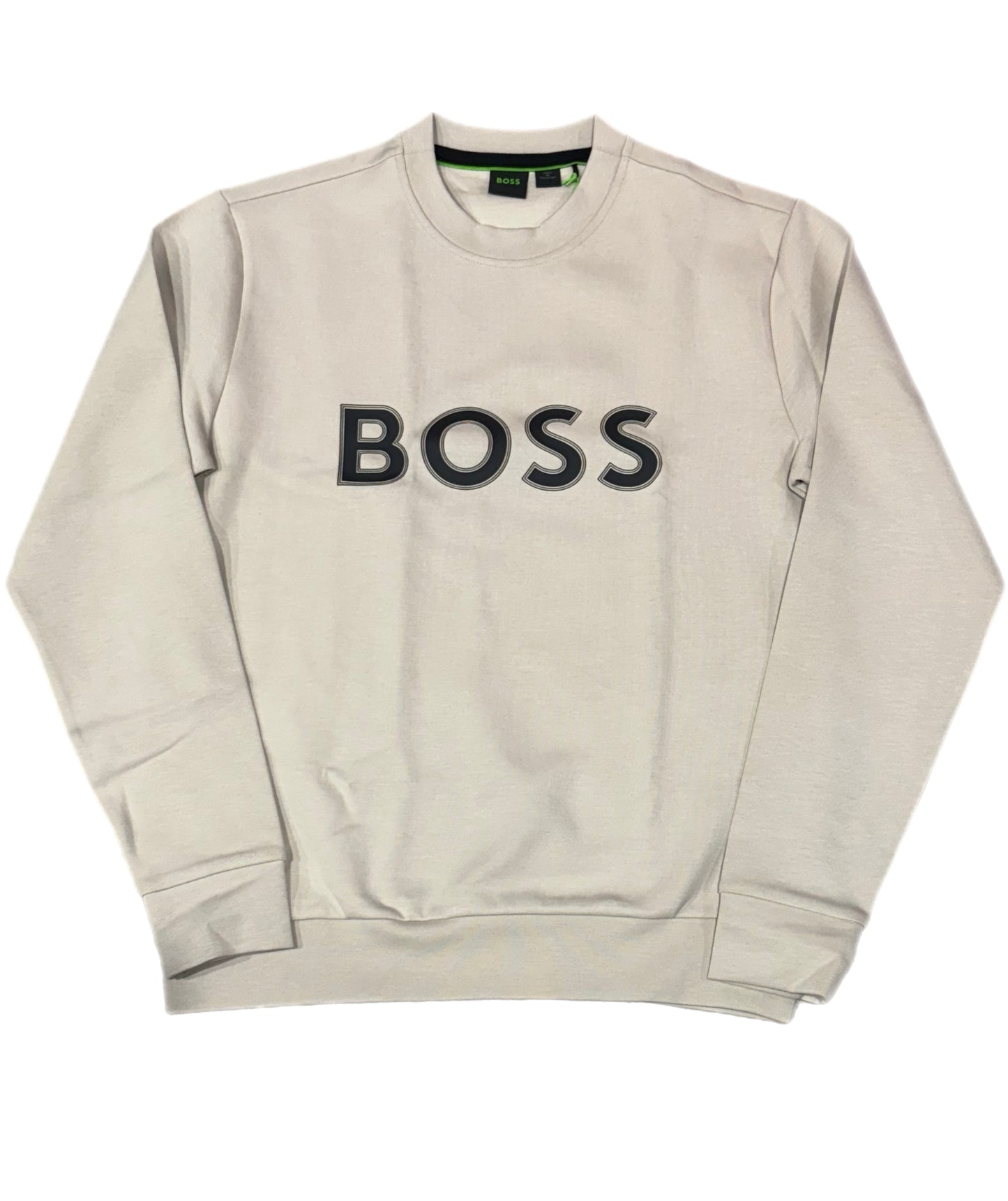 HUGO BOSS 50504748 HUGO SWEATSHIRT WITH HD LOGO PRINT LTBEIG