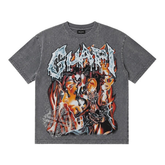 GUAPI 'CYBORG' T SHIRT (GREY)