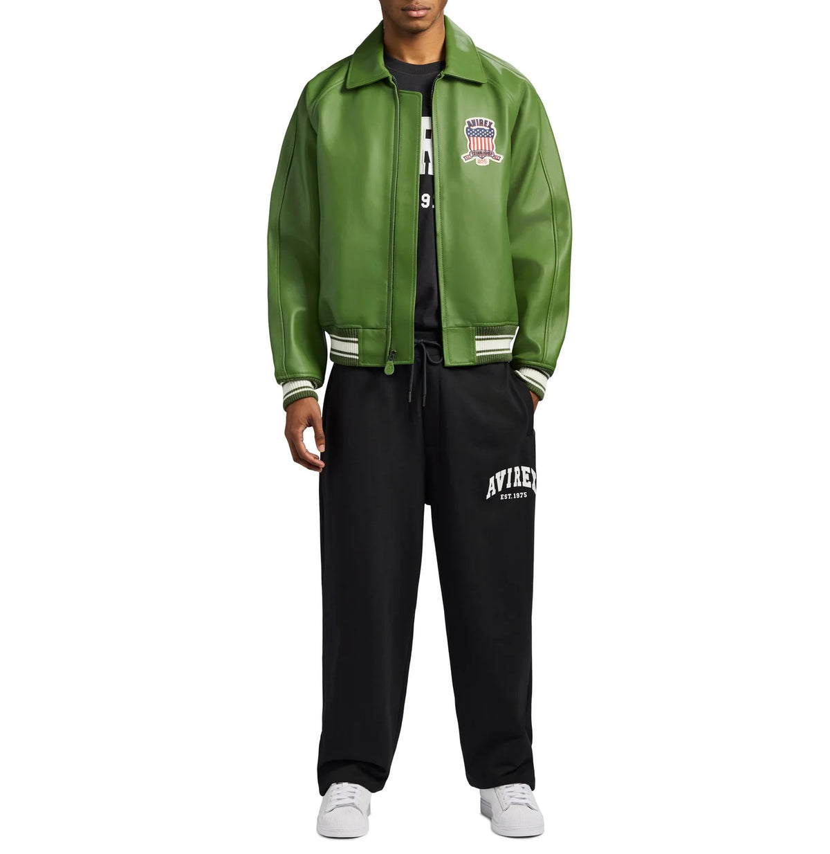 AVIREX FASHION ICON LEATHER JACKET | MOSS