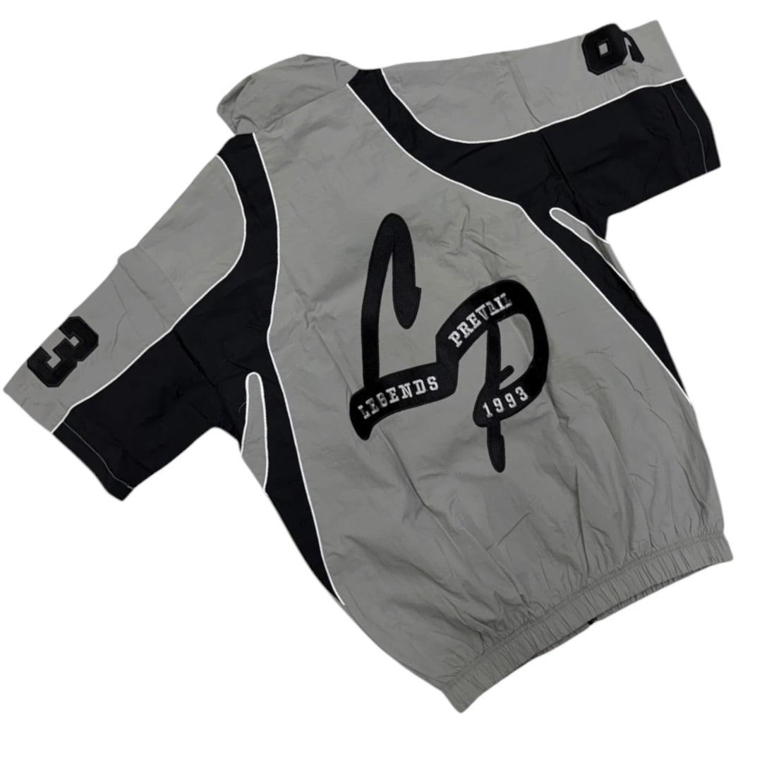 LEGENDS PREVAIL WINDBREAKER SHORTSET (GREY/BLACK)