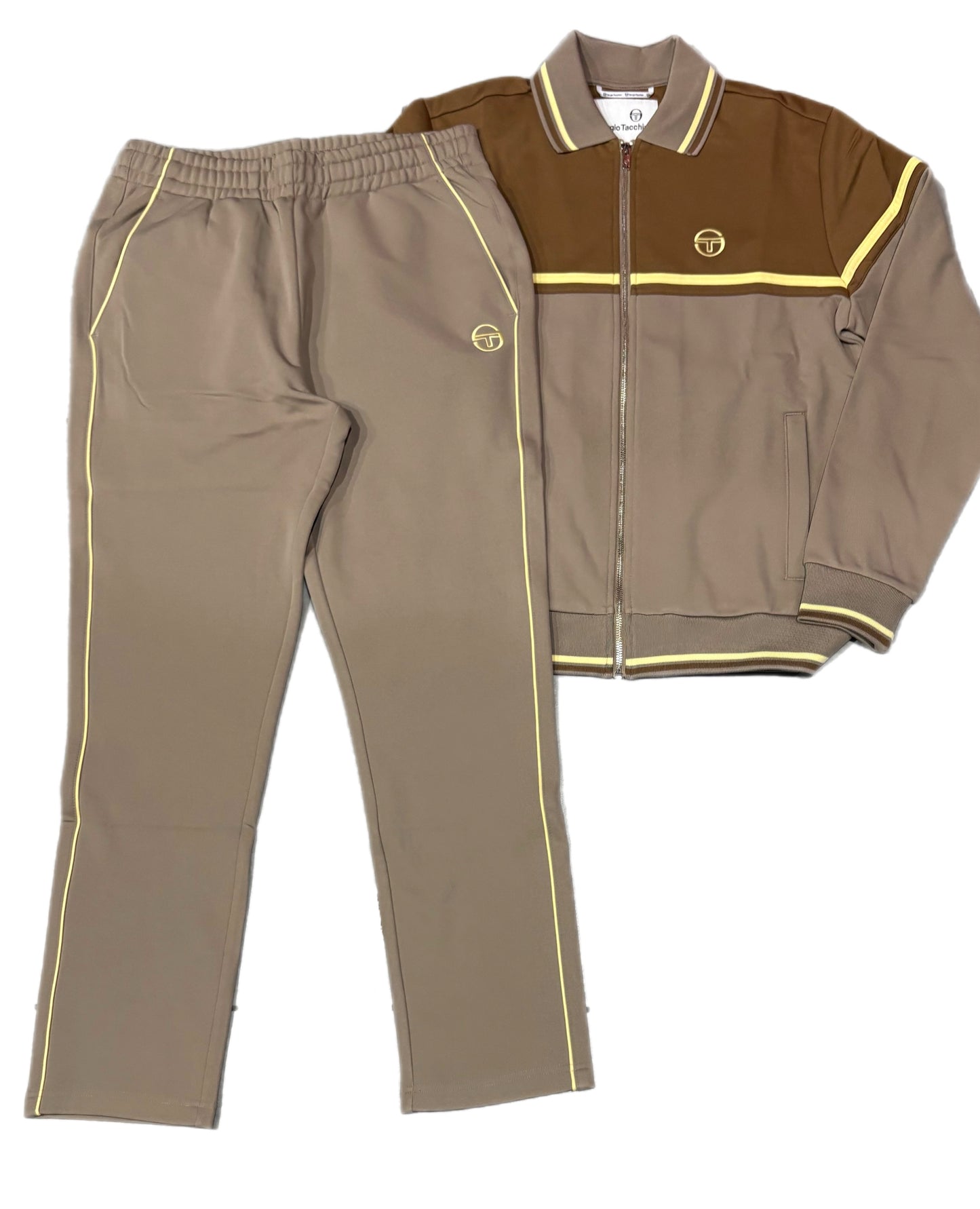 SERGIO TACCHINI STS25M50912 SERGIO OLMI TRK SET TAUPE GREY