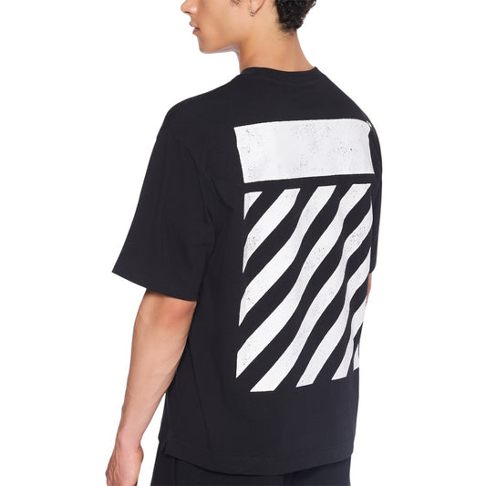 L/AB Off-White 'Diagonal Oversized' T SHIRT (BLACK)