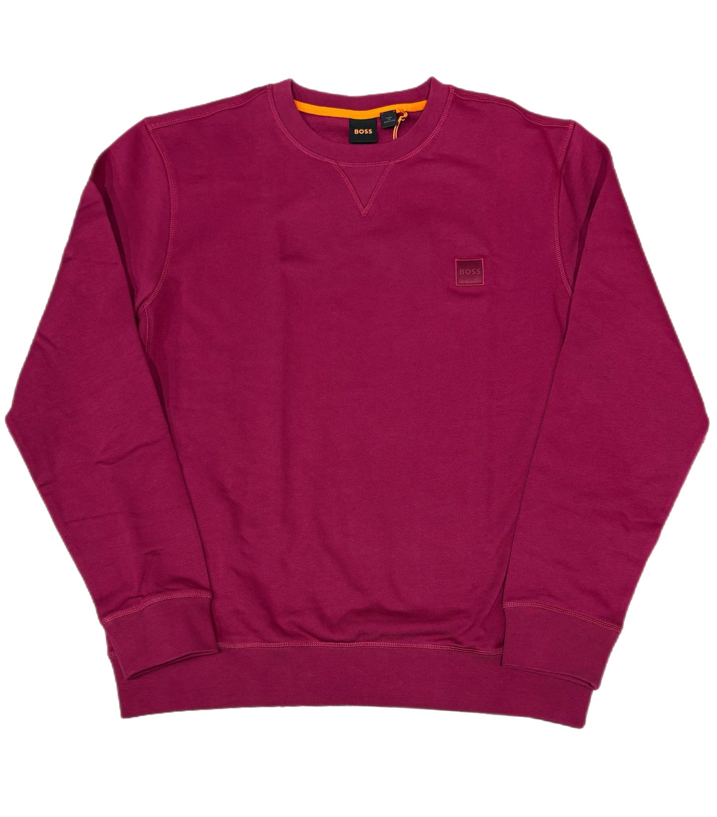 HUGO BOSS 50509323 BOSS WESTART SWEATSHIRT 640/OPEN RED