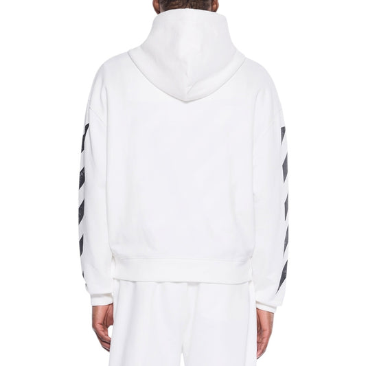 L/AB Off-White 'Core Diagonal' ZIP HOODIE (WHITE)
