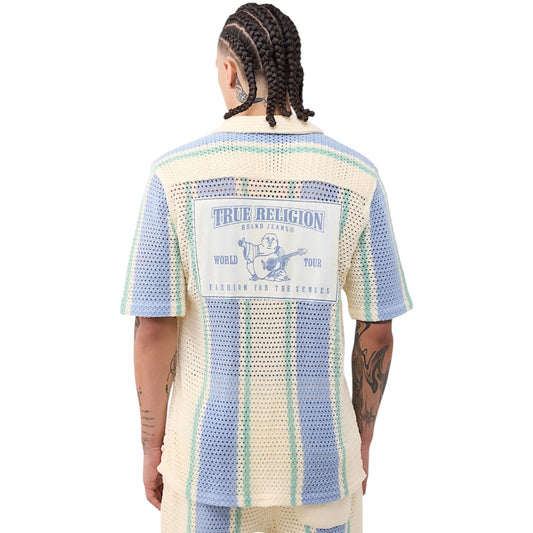 TRUE RELGION WORLD TOUR KNIT STRIPED SHIRT