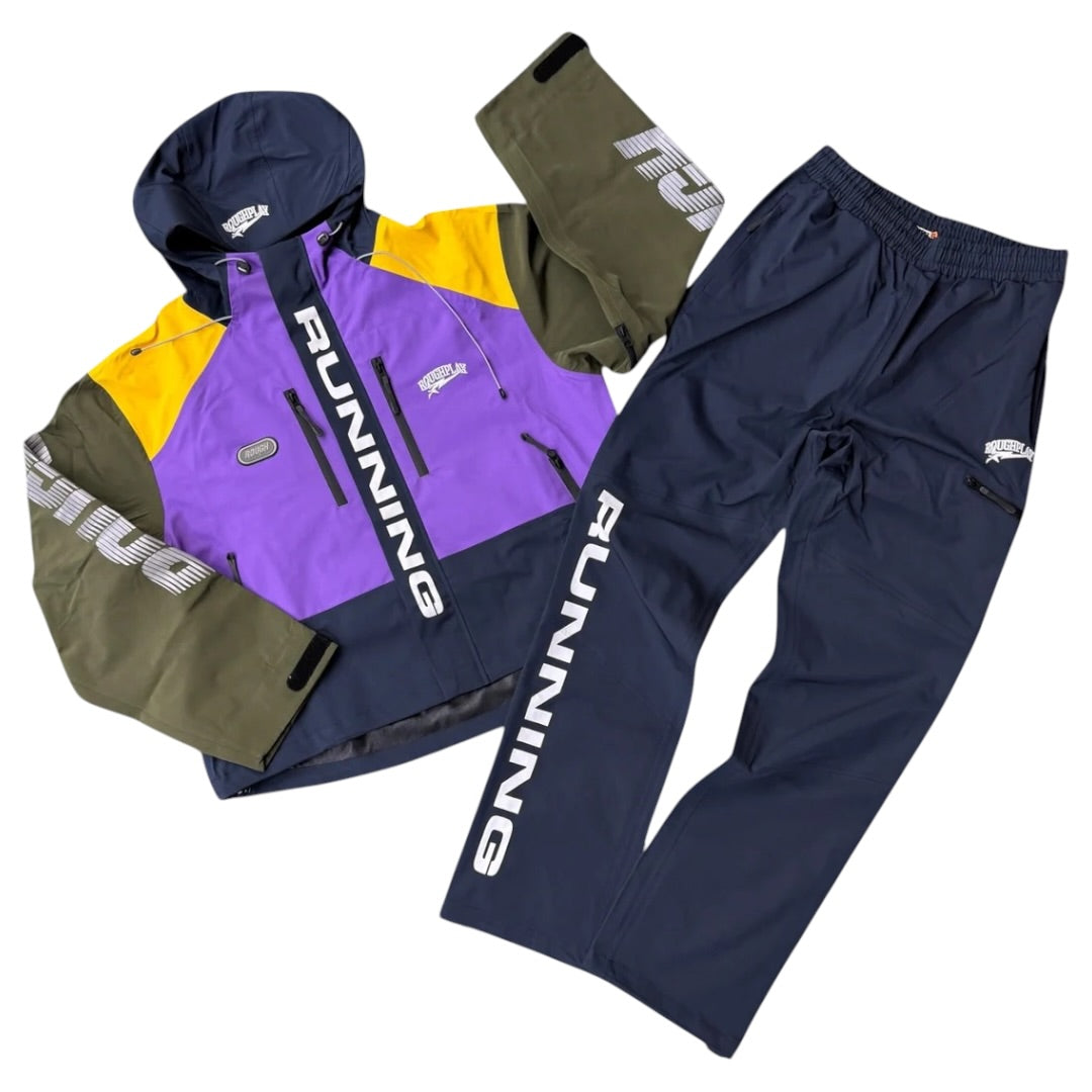 RoughPlay 'RUNNING' TRACKSUIT SET|PURPLE