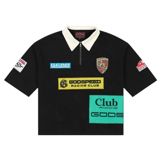 GODSPEED 'GRC' QUARTER ZIP SHORT SLEEVE POLO