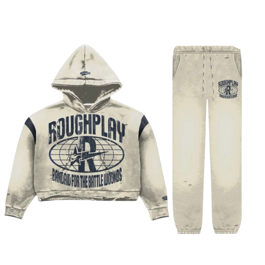 RoughPlay 'Tan x Navy' SWEATSUIT (MULTI)