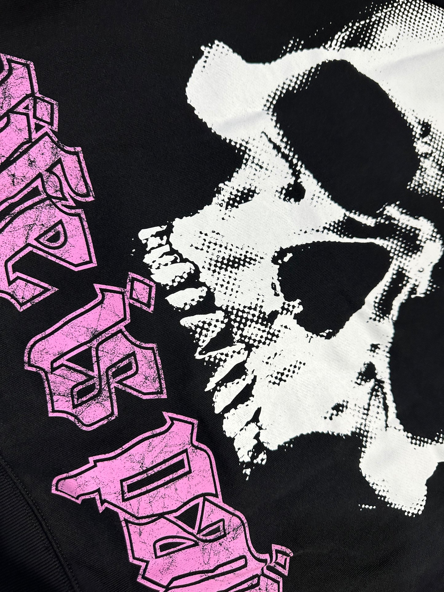 CULT OF INDIVIDUALITY ZIP HOODED SWEATSHIRT ''LIFE IS PAIN'' (624A1-ZH19A) BLACK