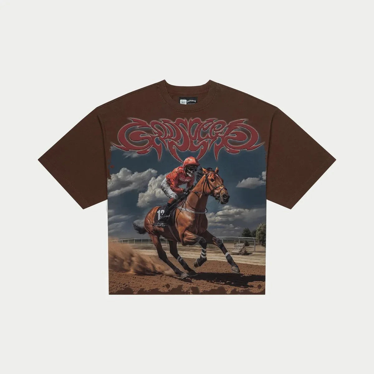 GODSPEED THOROUGHBRED TEE (BROWN)