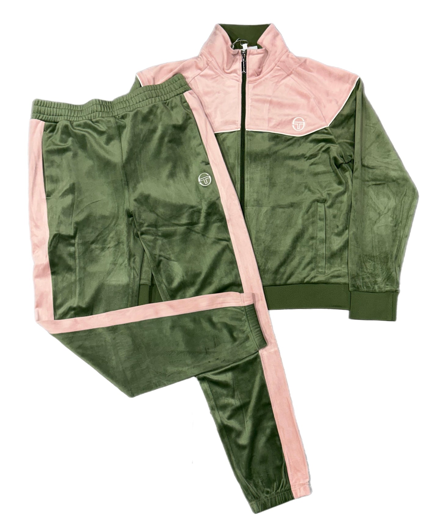 SERGIO TACCHINI STS25M51131 SERGIO CIELO VELOUR SET BRNZ/GRN