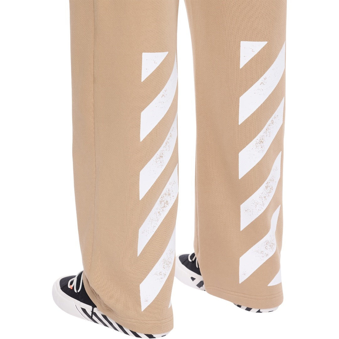 L/AB Off-White 'Core Diagonal' RELAXED SWEATPANTS (CORNSTALK)
