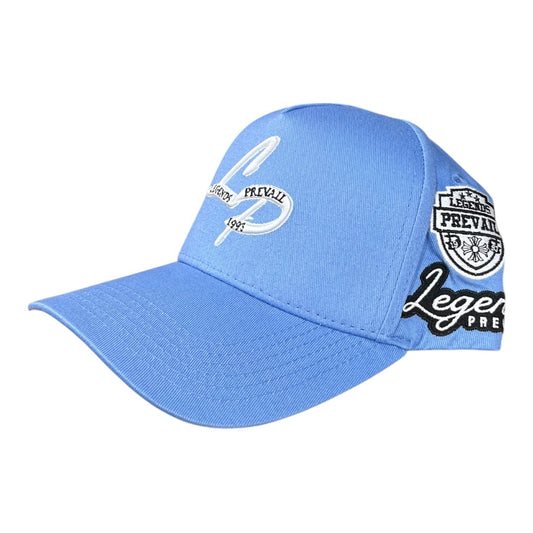 LEGENDS PREVAIL 'LP' HAT(LIGHT BLUE)