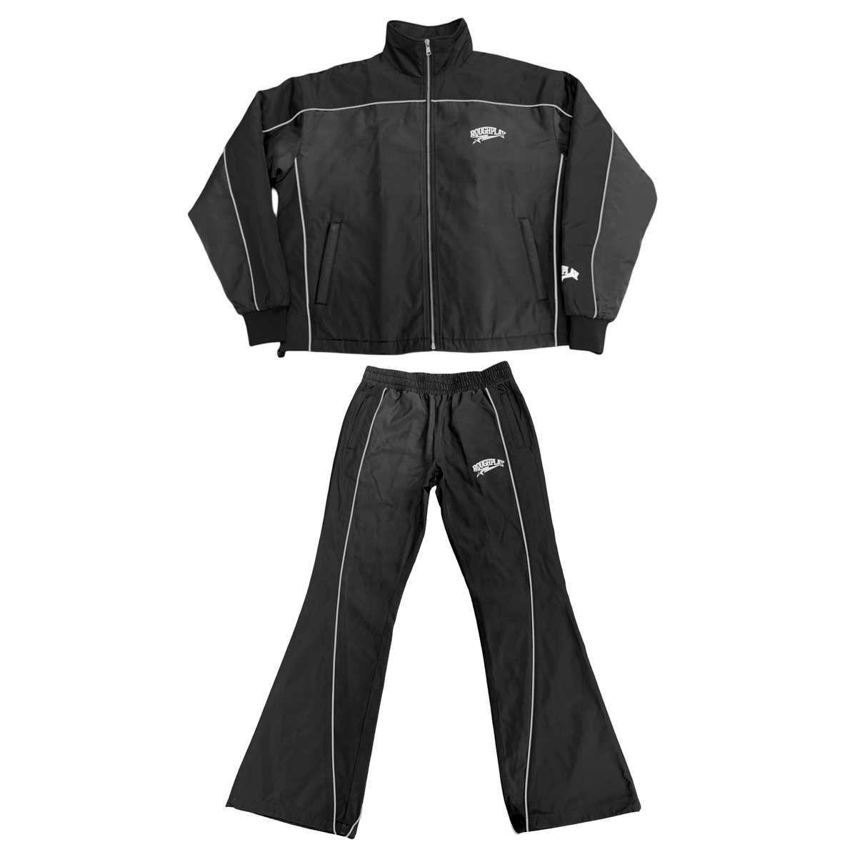 RoughPlay 'NYLON' TRACKSUIT SET|BLACK