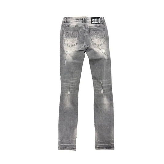 MIXED EMOTION '001' DENIM| GREY
