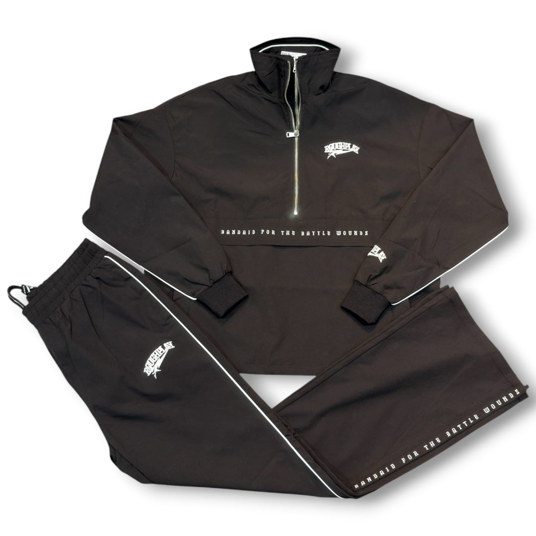RoughPlay ‘Quarter Zip’ SET (BLACK)