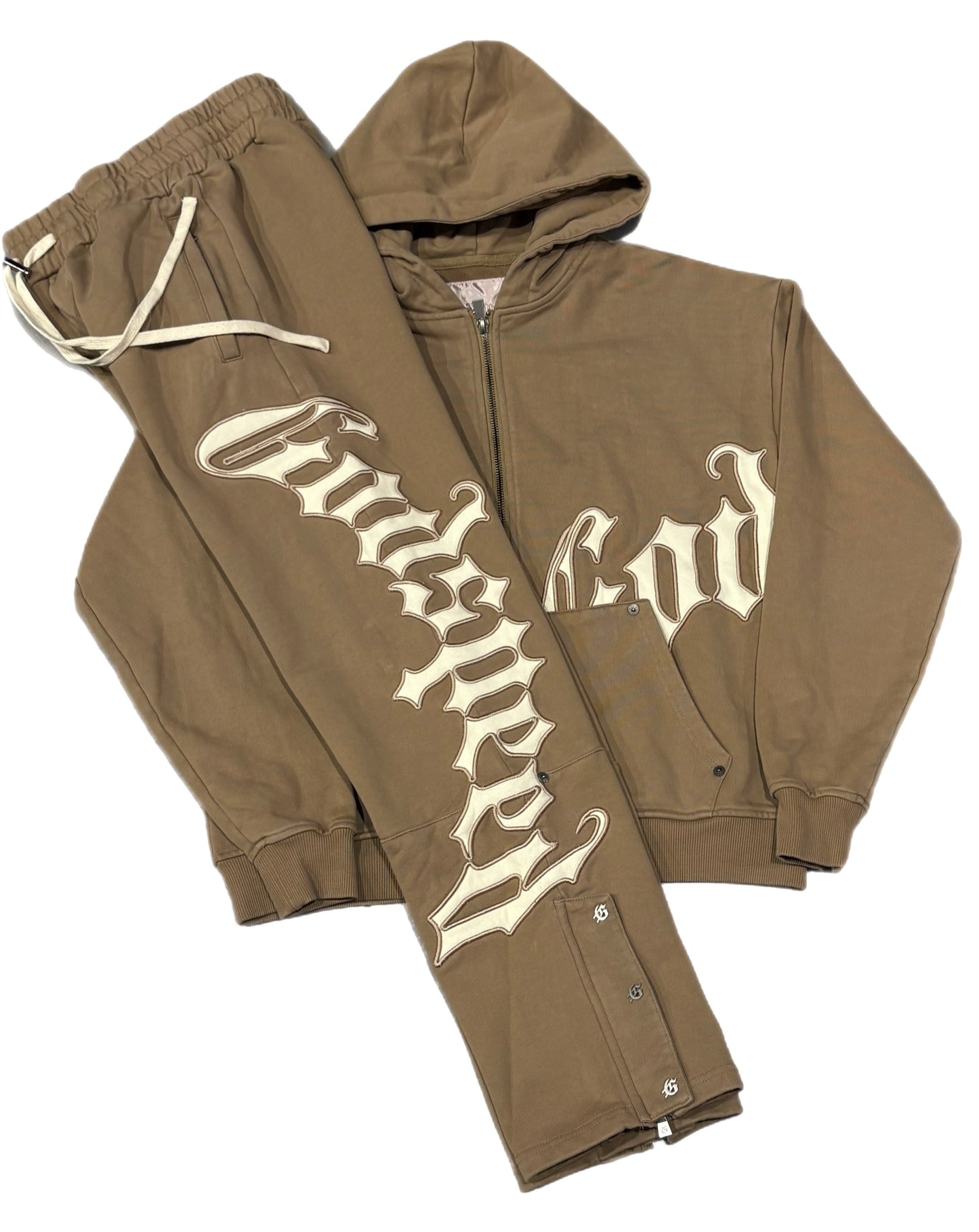 GODSPEED VINTAGE FULLSET SWEATSUIT BEIGE/CRM