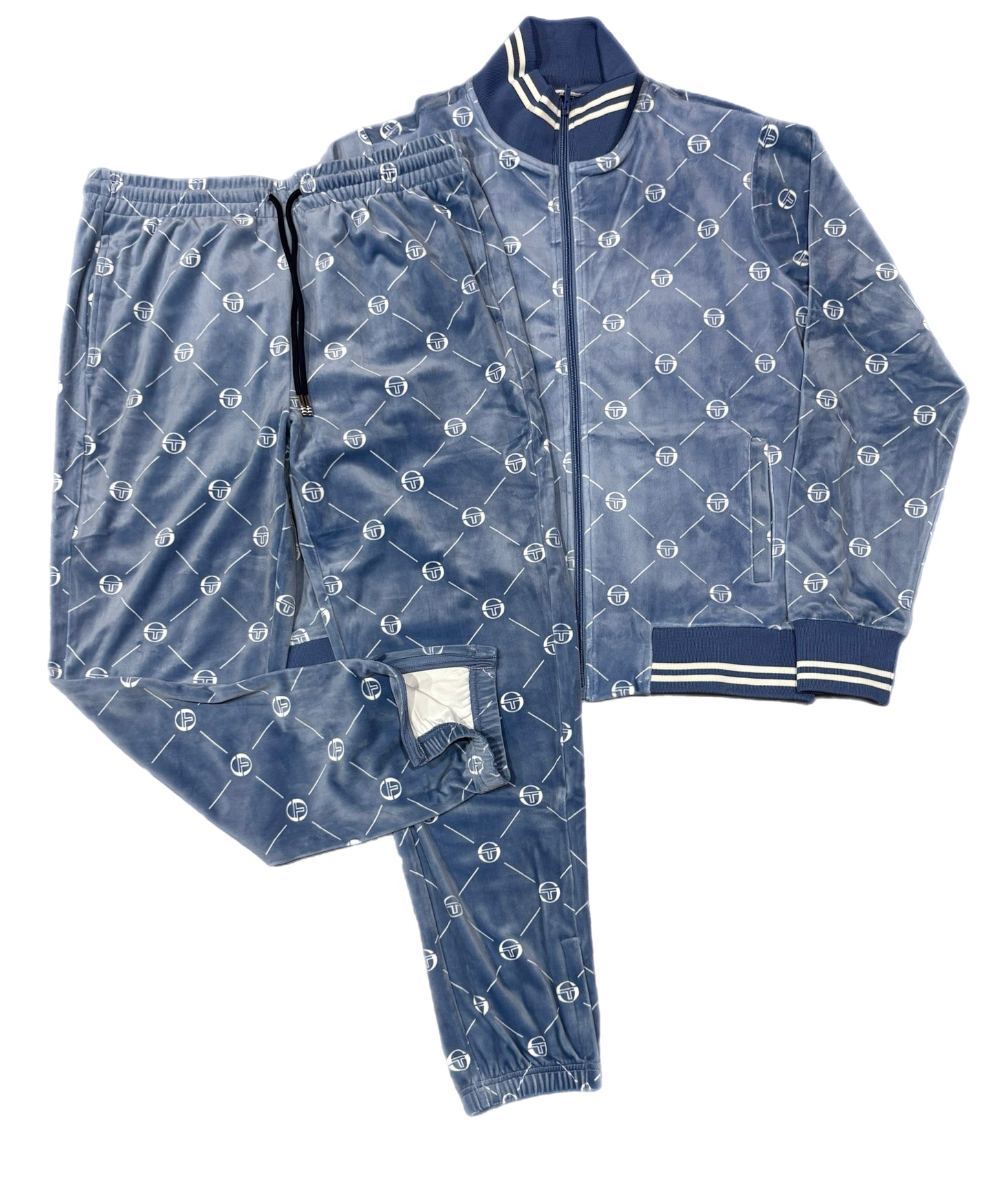 SERGIO TACCHINI STS25M51177 SERGIO COSIMO TRK SET FADED DENIM
