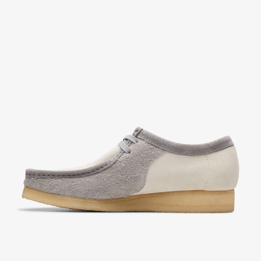 Clarks Men's Wallabee Grey/Off White 26176525