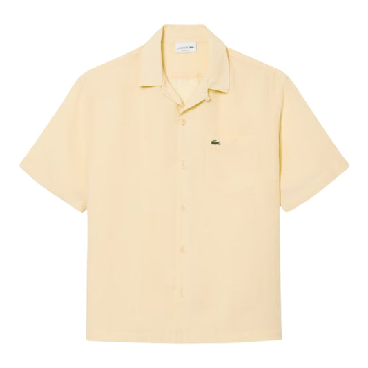 LACOSTE RELAXED FIT LINEN SHIRT