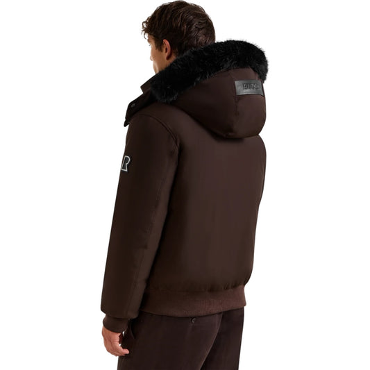 RUDSAK Jerome Down Bomber with Removable Fur| ESPRESSO