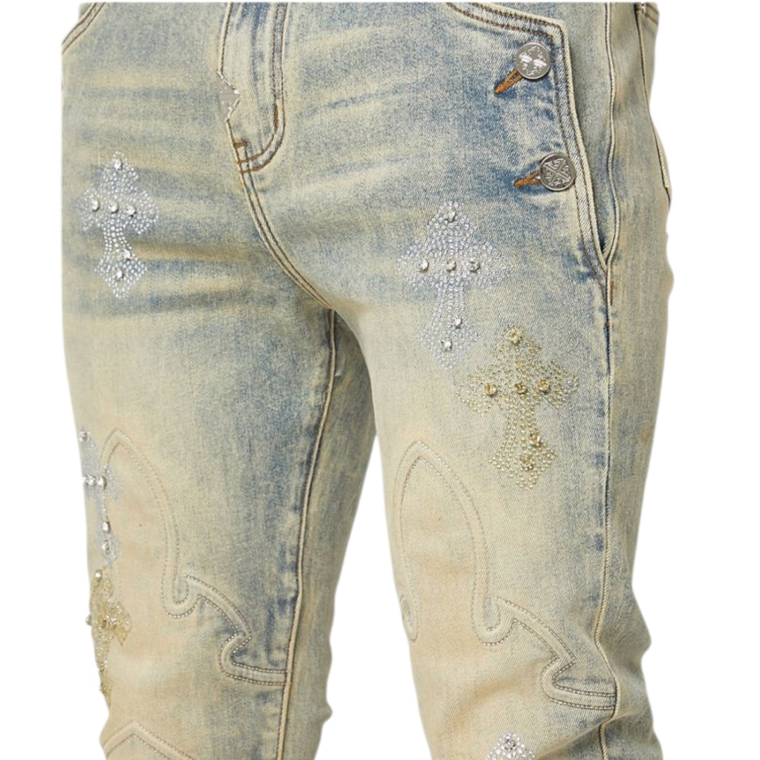 GUAPI FADED CROSS DENIM V2
