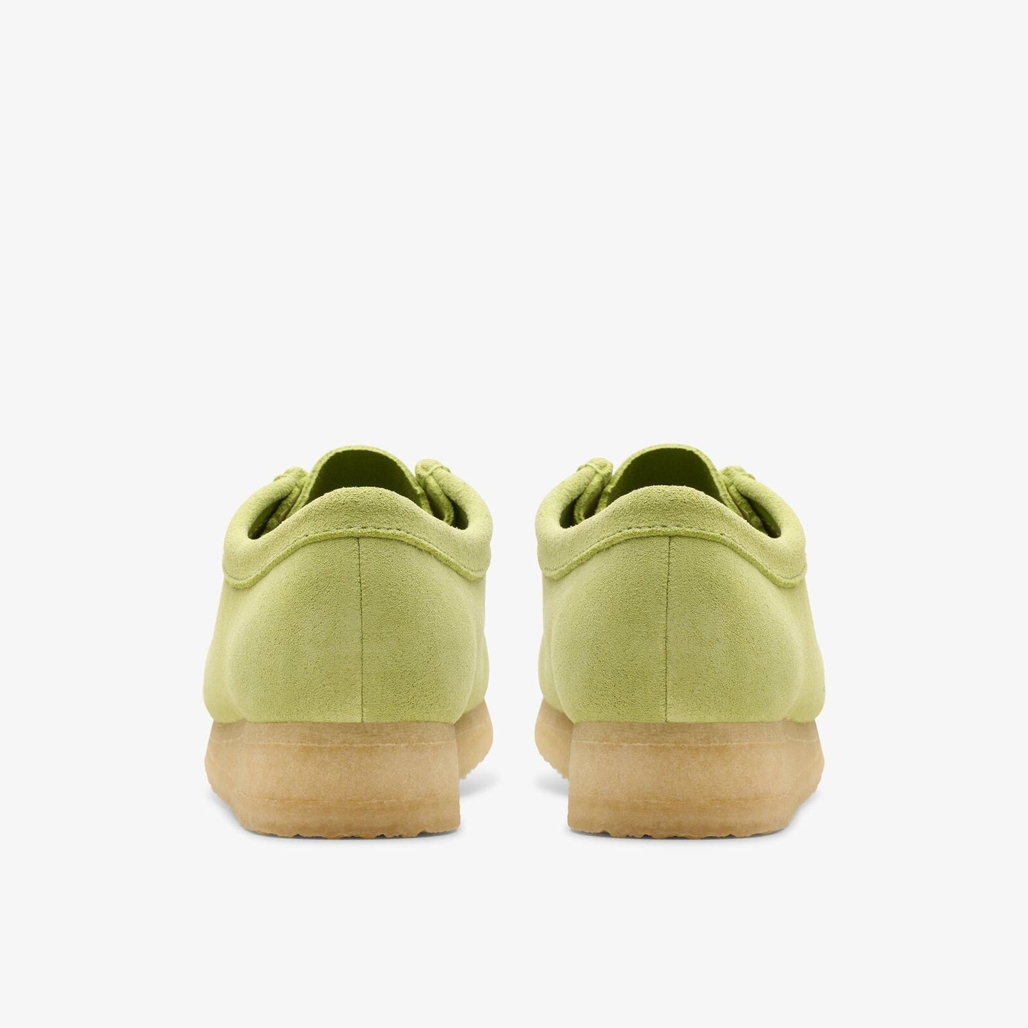 Clarks Women Wallabee Pale Lime Suede 26175670