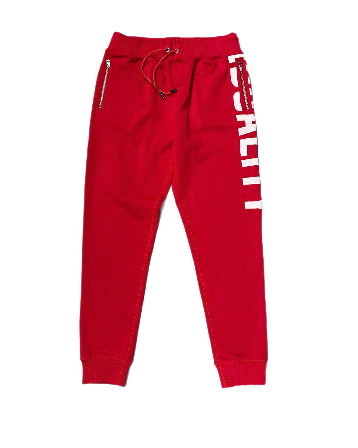 CULT OF INDIVIDUALITY ZIP HOODY W/MATCHING SWEAT PANT SOLD AS SET (6221CZH22A) RED