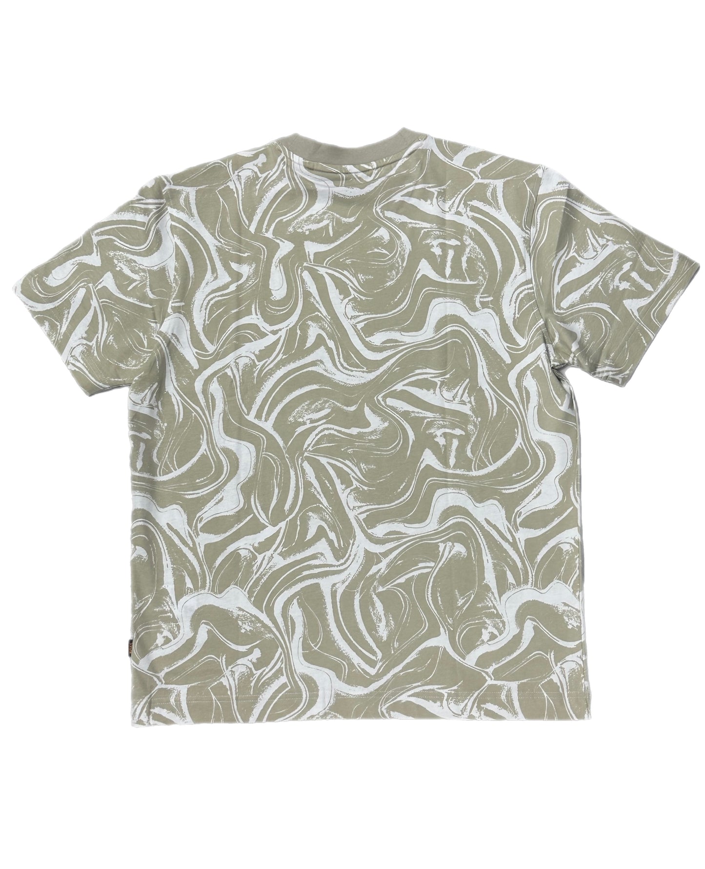 HUGO BOSS RELAXED FIT T-SHIRT (50511251)WAVE PRINT NAT