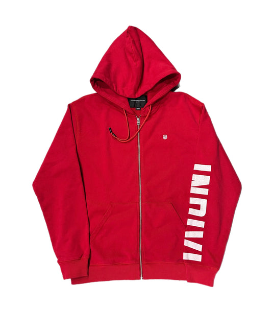 CULT OF INDIVIDUALITY ZIP HOODY W/MATCHING SWEAT PANT SOLD AS SET (6221CZH22A) RED