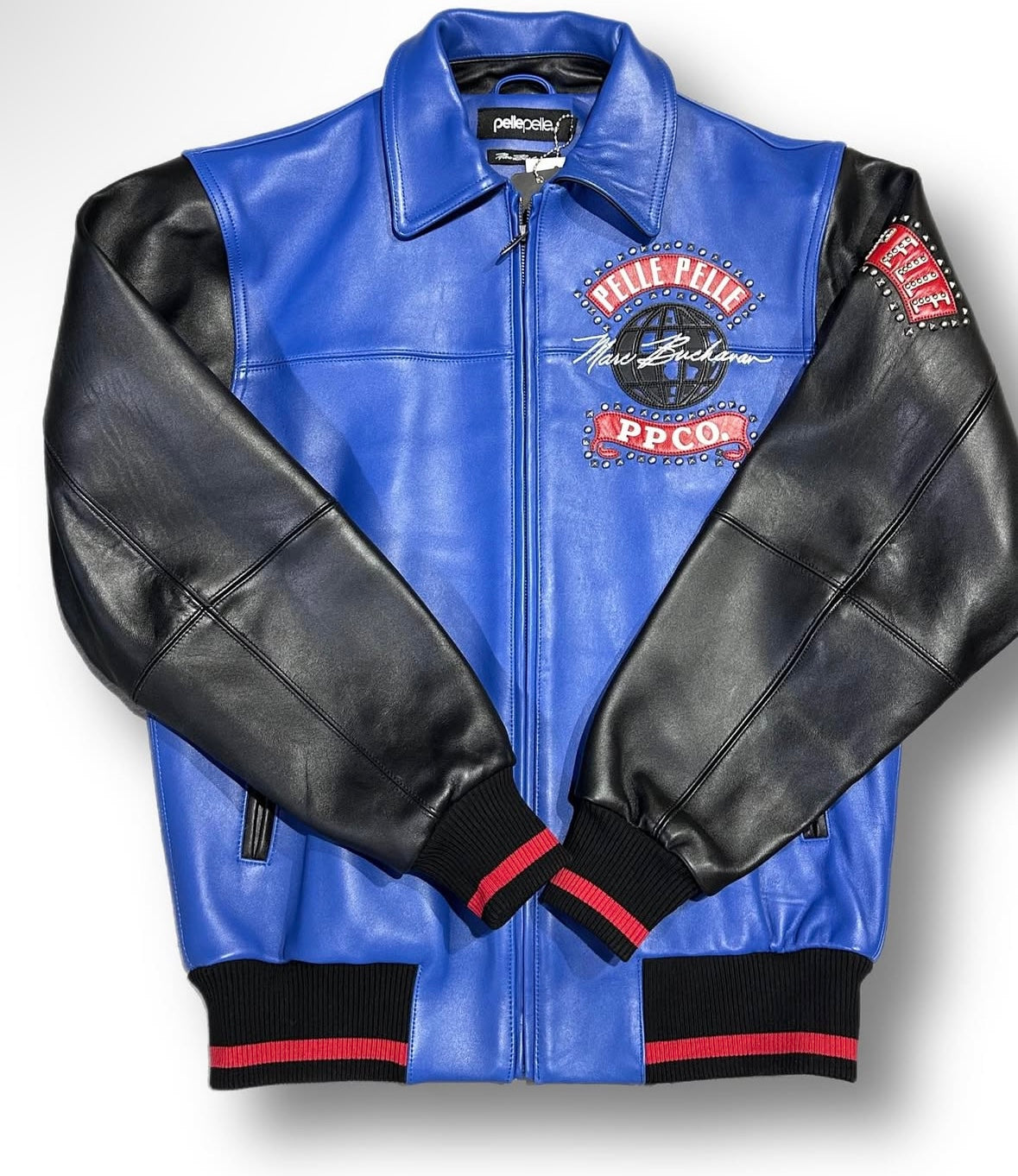 323-37481 PELLE PELLE WORLD TOUR JACKET RBC/BLKBLU