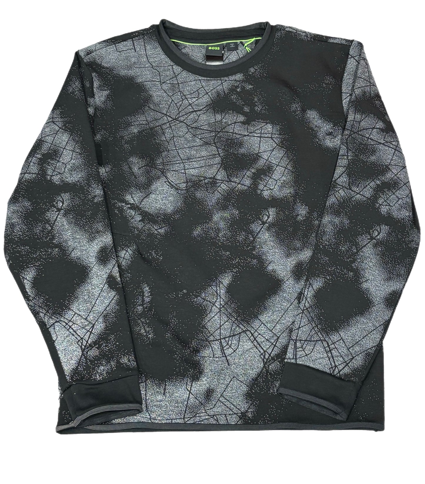 HUGO BOSS 50523384 BOSS SALBION SWEATSHIRT 001/BLACK