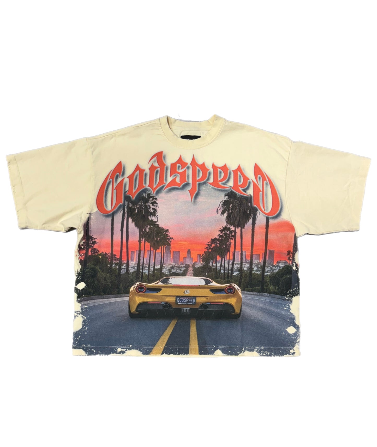 GODSPEED SUNSET BLVD TEE BEIGE