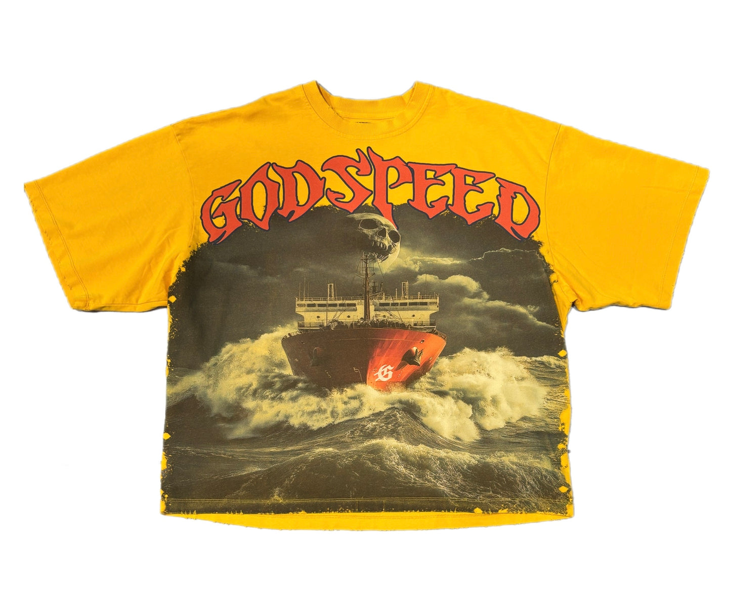 GODSPEED SEA SICK TEE YELLOW