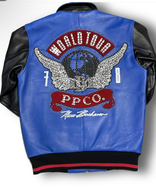 323-37481 PELLE PELLE WORLD TOUR JACKET RBC/BLKBLU
