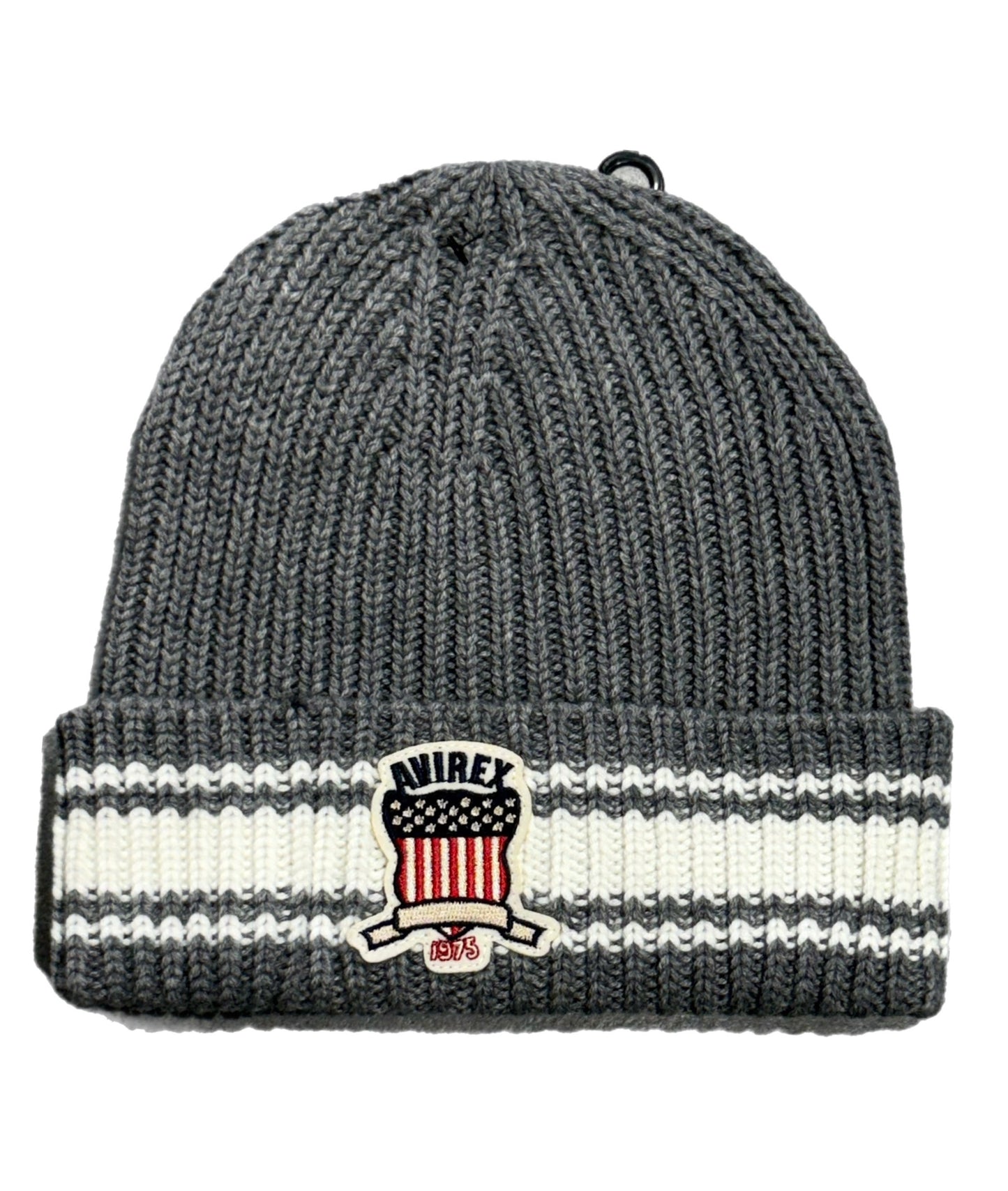 AVIREX AVF23BA03- ICON HEATHER GREY/GRIS CHINE BEANIE