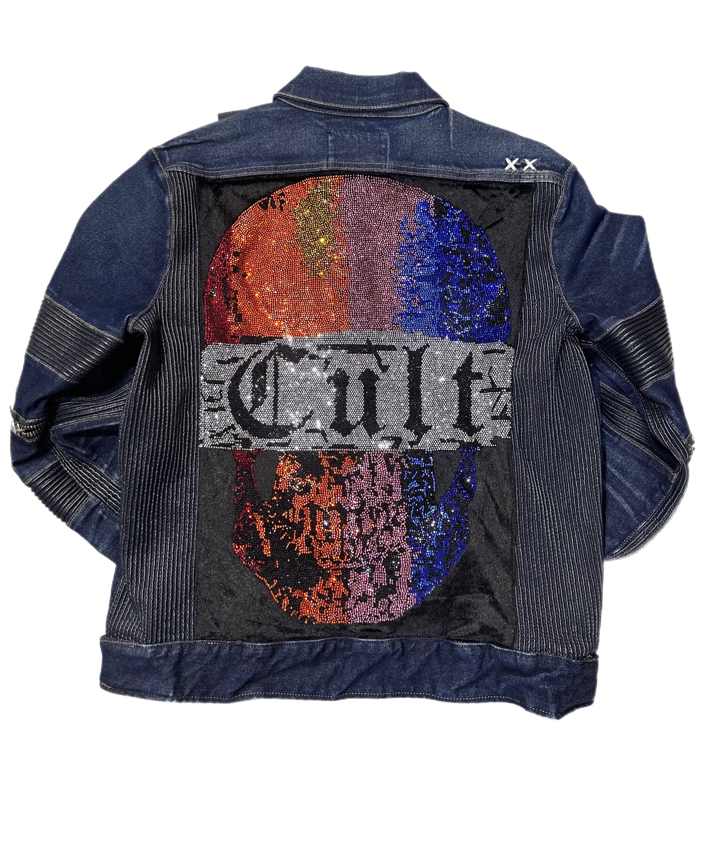 CULT OF INDIVIDUALITY MOTO TYPE 11 JACKET (621B10-TM11A) RAINBOW CRYS