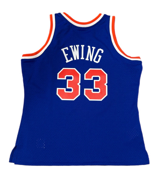 MITCHELL & NESS 8186 NBA SWINGMAN ROAD JERSEY KICKS 1991 PATRICK EWING -NYKROYA91PEW