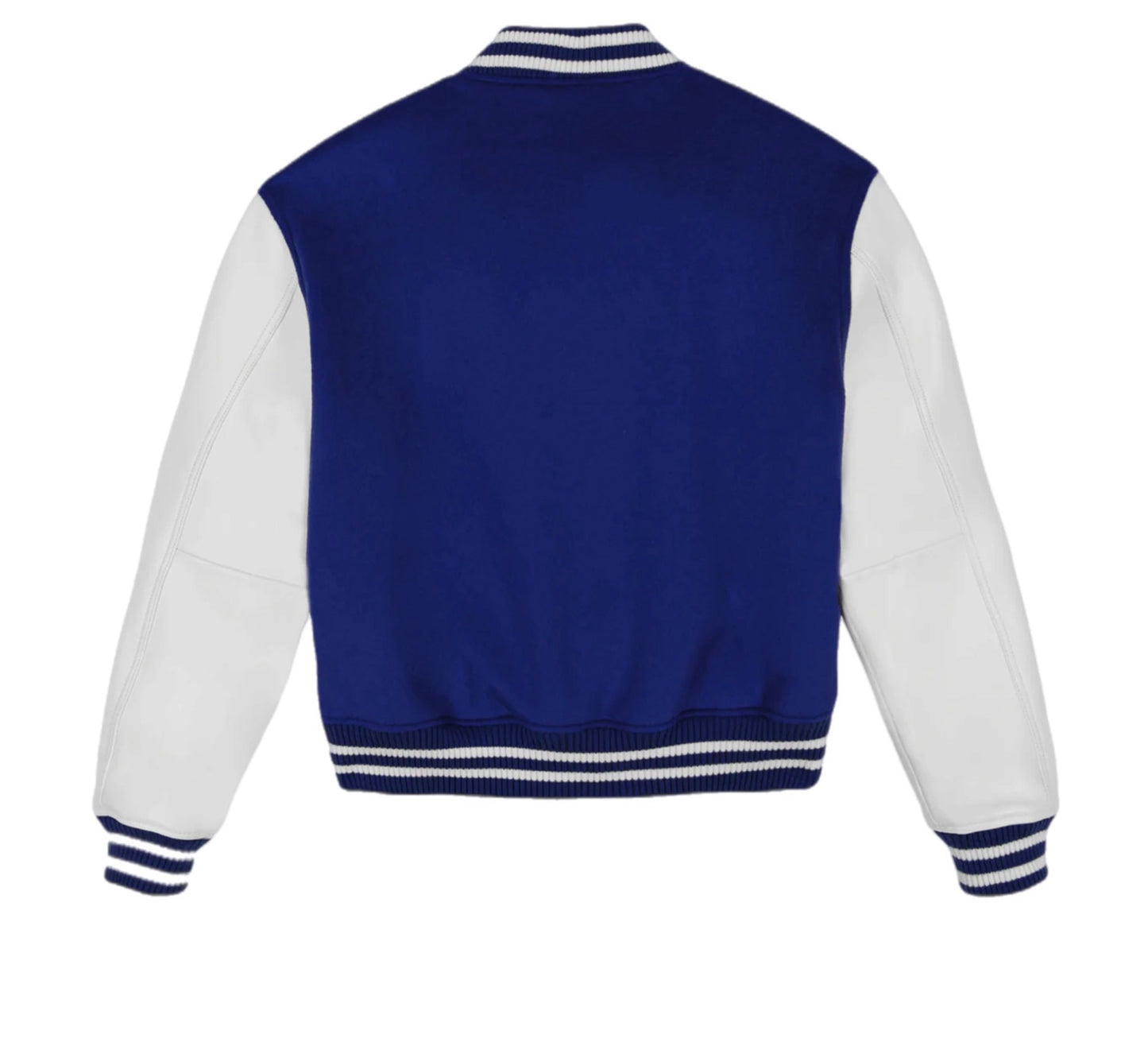 AVIREX 44AVC00BO99 AVIREX LEATHER VARSITY JACKET MAZ BLUE
