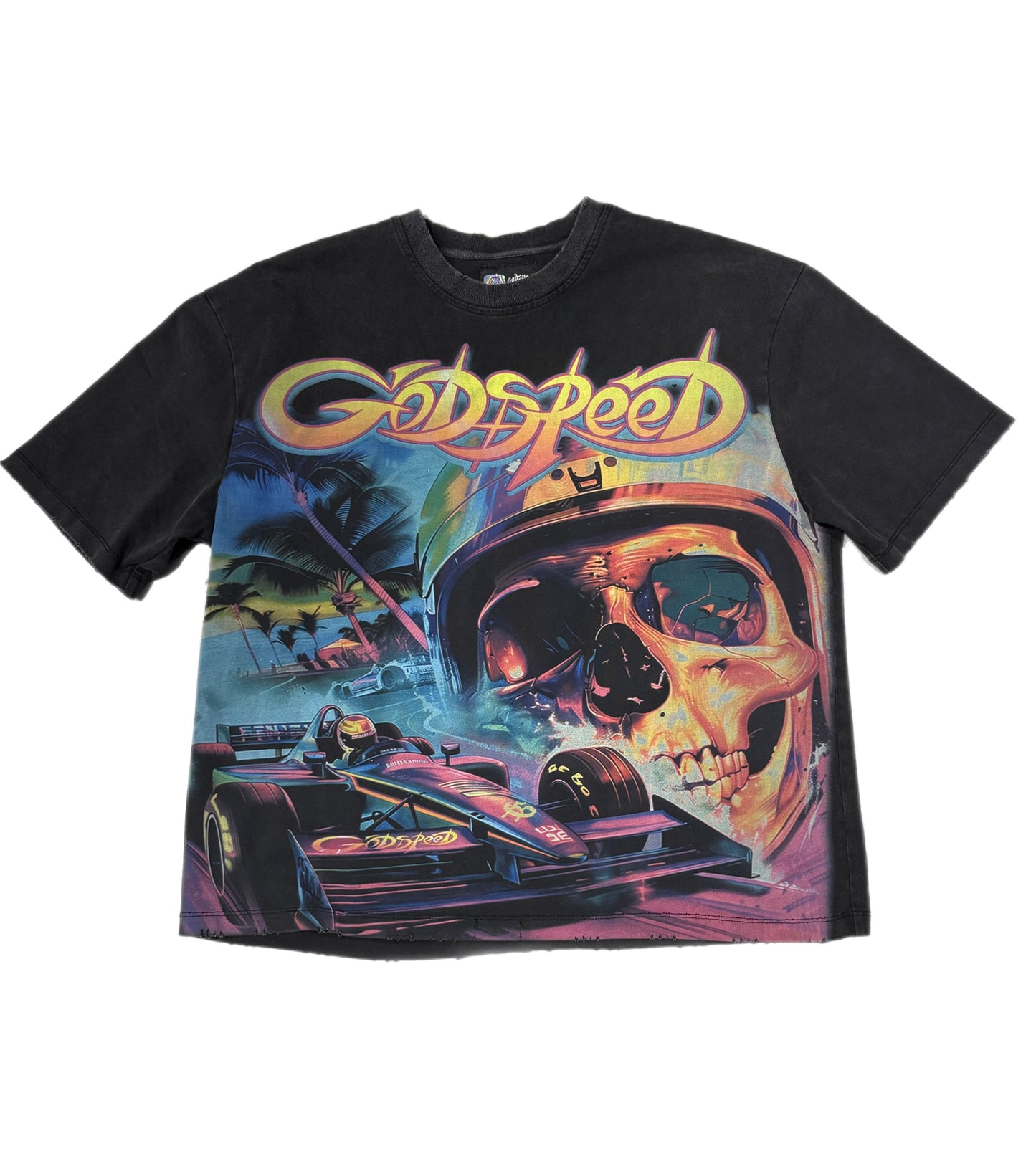 GODSPEED F1 DREAMS TEE GREY WASH