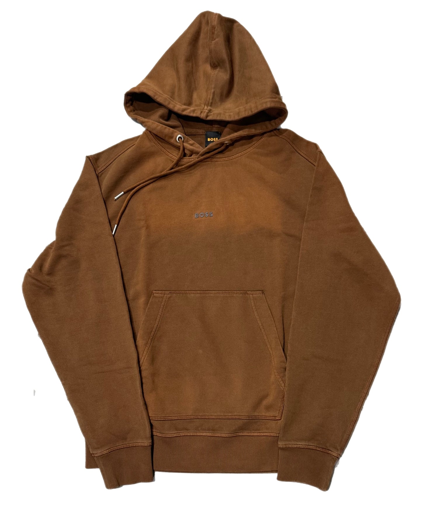 HUGO BOSS WEFADEHOODY WITH TONAL LOGO(50472411) BROWN