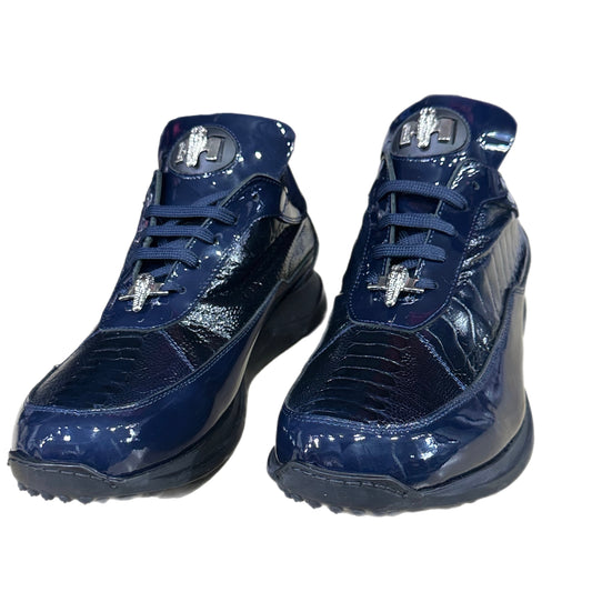 MAURI PATENT OSTRICH LEG (8601) NAVY