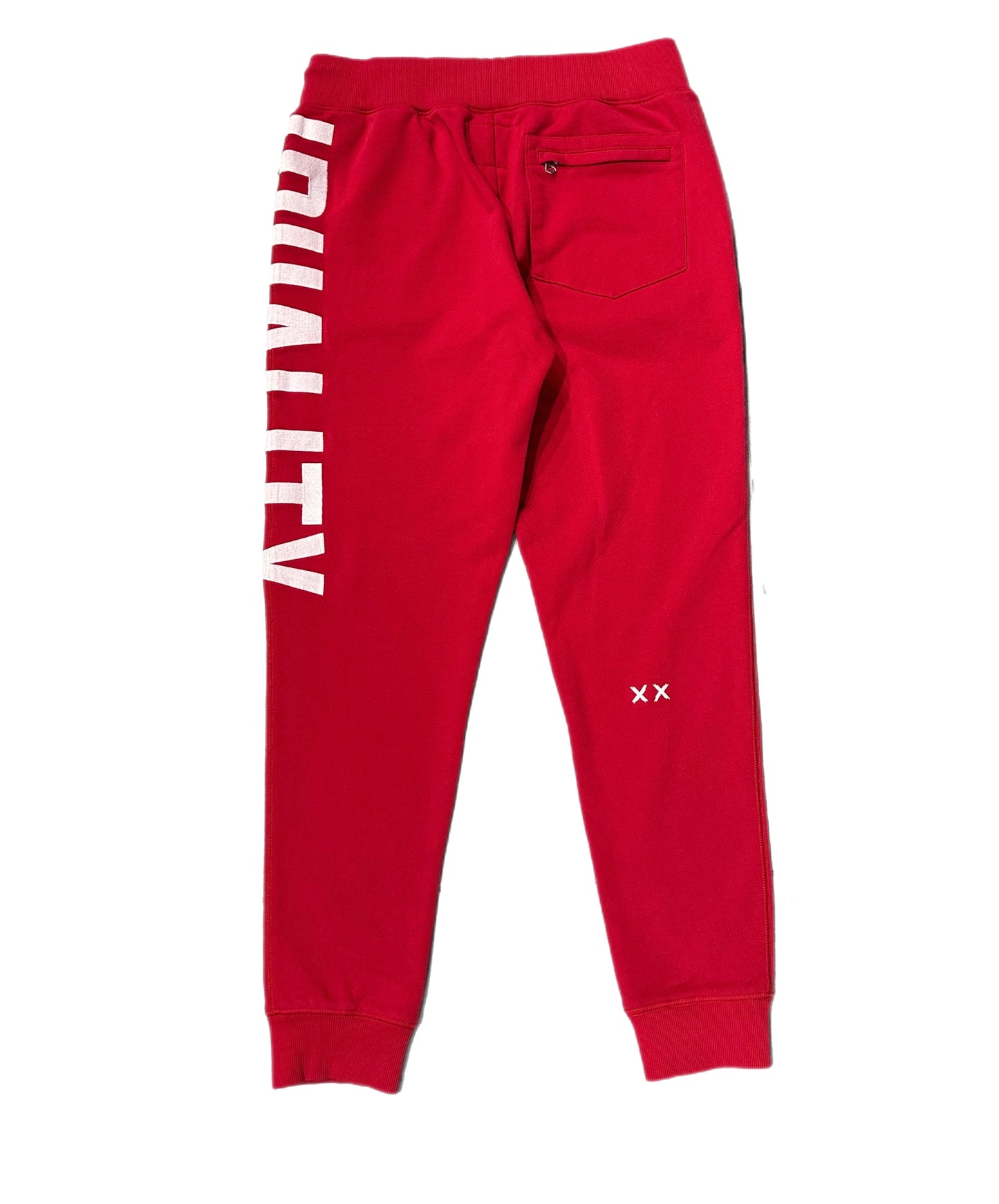 CULT OF INDIVIDUALITY ZIP HOODY W/MATCHING SWEAT PANT SOLD AS SET (6221CZH22A) RED
