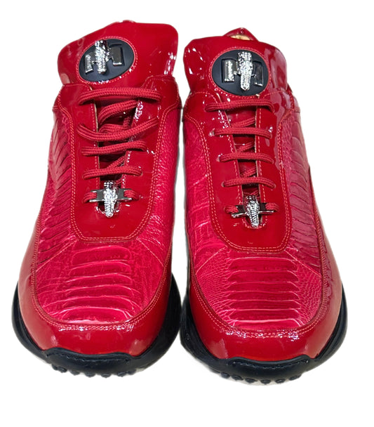 MAURI PATENT OSTRICH LEG (8601) RED