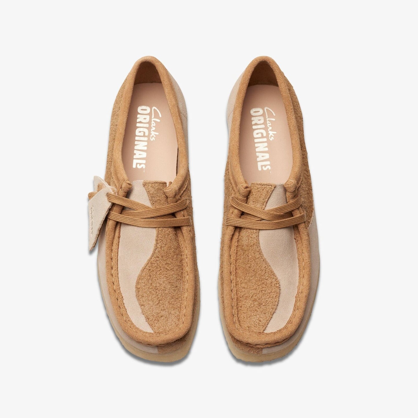 Clarks Women Wallabee Mid Tan Combi 26176524
