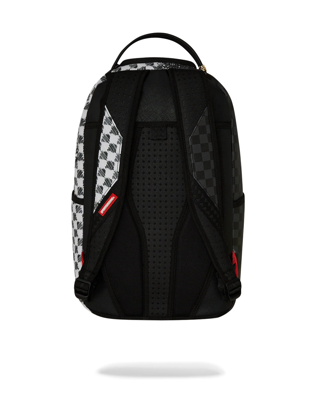 SPRAYGROUND GREY CHECK SCRIBBLE BACKPACK 910B7383MSZ
