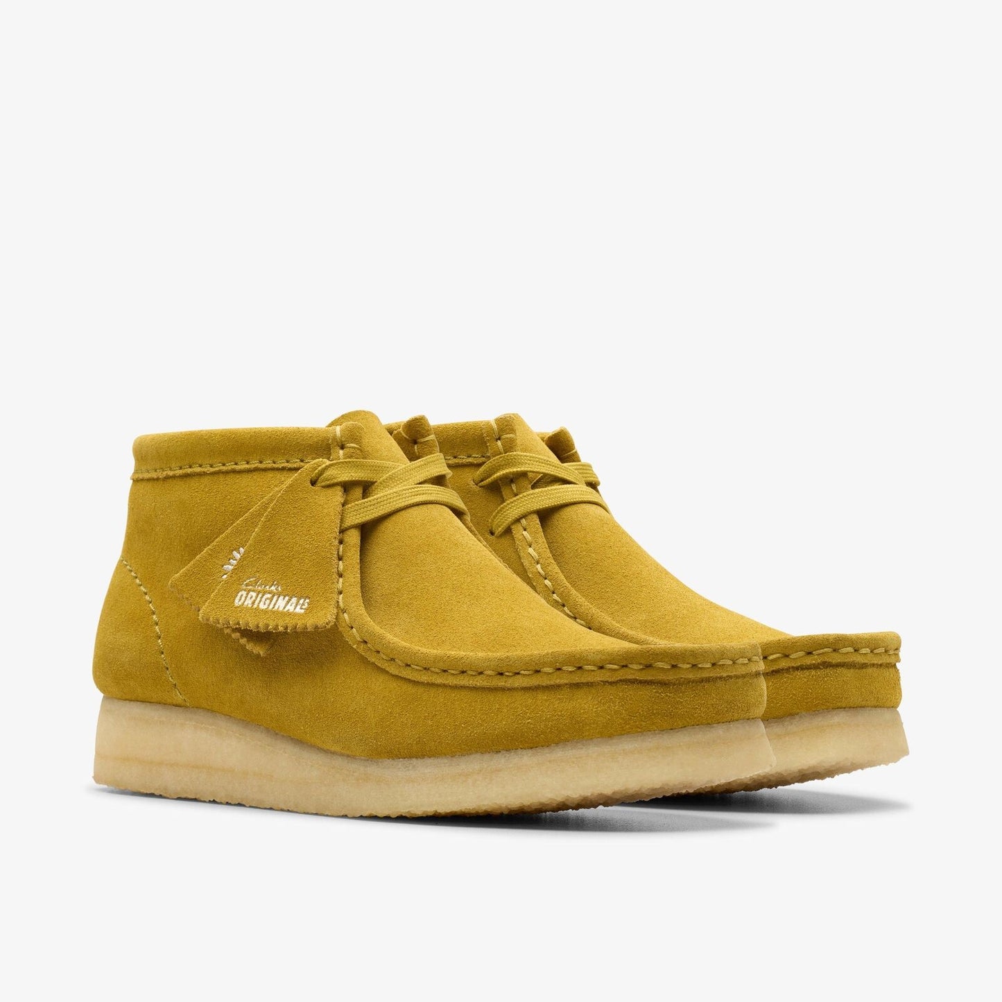 Clarks Women's Wallabee Boot Olive Suede 26175668