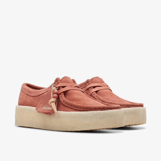 Clarks Originals Women's Wallabee Cup Terracotta Suede 26176565